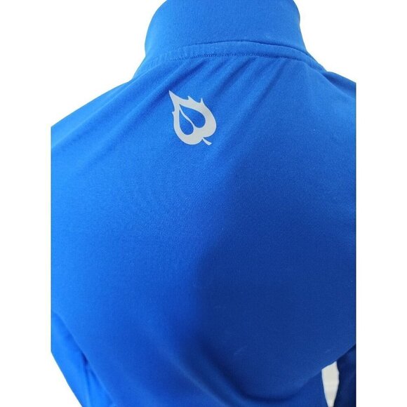 BALEAF Blue Fleece Mock Turtleneck Top Long Sleeve Athletic Women's Medium - Picture 6 of 9